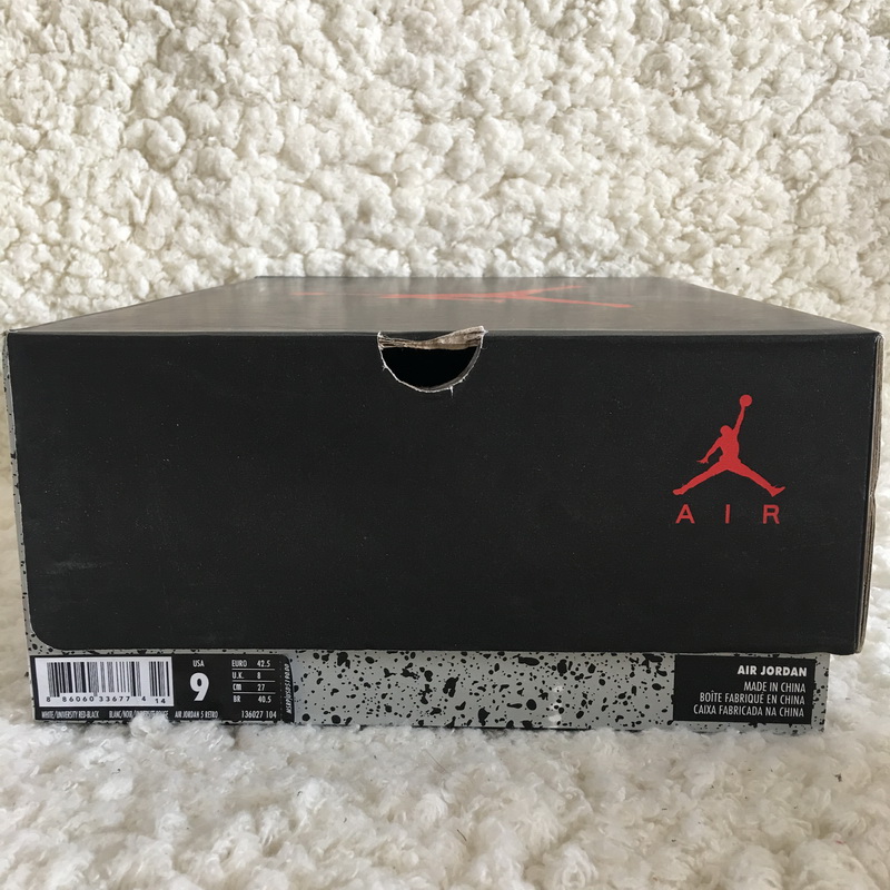 Authentic Air Jordan 5 White Cement